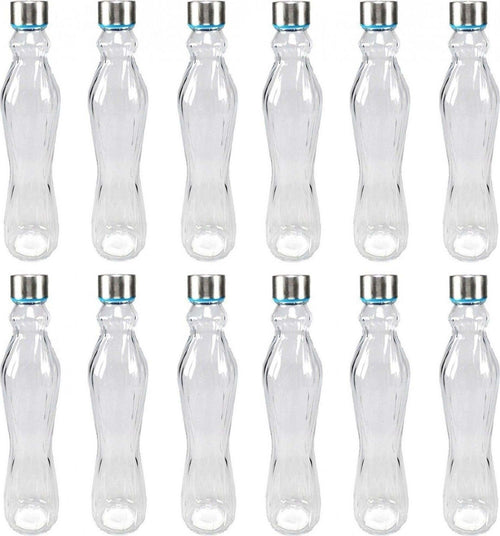 SET 12 PEZZI BOTTIGLIA IN VETRO CON TAPPO ACCIAIO 500ML ACQUA BEVANDE Casa e cucina/Stoviglie/Bicchieri e cristalli/Brocche carraffe e decanter/Brocche e caraffe Trade Shop italia - Napoli, Commerciovirtuoso.it