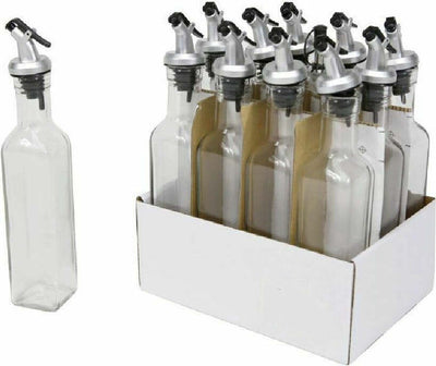 Set 12 Pezzi Bottiglie Aceto Olio Acetiera Oliera In Vetro 250 Ml Cucina 194788 Casa e cucina/Organizzazione interni/Contenitori e barattoli da cucina/Dosatori e contenitori/Dosatori ed erogatori per condimenti Trade Shop italia - Napoli, Commerciovirtuoso.it