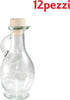 Set 12 Pezzi Bottiglie Bottigline Vetro Trasparente Egizia Con Tappo 250cc Casa e cucina/Stoviglie/Bicchieri e cristalli/Brocche carraffe e decanter/Brocche e caraffe Trade Shop italia - Napoli, Commerciovirtuoso.it