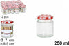Set-12-Pezzi-Contenitore-Barattolo-In-Vetro-Con-Coperchio-Barattolini-250ml
