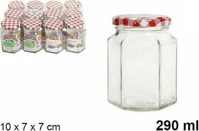 Set 12 Pezzi Contenitore Barattolo In Vetro Con Coperchio Barattolini 290ml Casa, arredamento e bricolage > Cucina > Barattoli e Contenitori Trade Shop italia - Napoli, Commerciovirtuoso.it