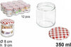 Set 12 Pezzi Contenitore Barattolo In Vetro Con Coperchio Barattolini 350ml Casa, arredamento e bricolage > Cucina > Barattoli e Contenitori Trade Shop italia - Napoli, Commerciovirtuoso.it