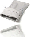 Set-12-Pezzi-Custodia-Bustina-Sacchetto-Porta-Occhiali-Da-Sole-Grigia