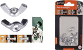 Set 12 Pezzi Dadi Di Serraggio Dado Con Alette Filettatura M5 Fissaggio 93327 Fai da te/Ferramenta/Chiodi viti ed elementi di fissaggio/Kit di bulloni e dadi Trade Shop italia - Napoli, Commerciovirtuoso.it