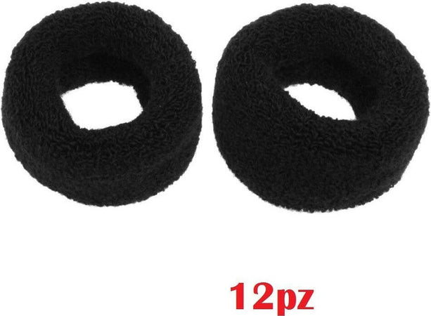 Set 12 Pezzi Elastici Elastico Codini Per Capelli Spugna Polsoni Neri Larghi Bellezza/Cura dei capelli/Accessori styling capelli/Elastici e fermacoda Trade Shop italia - Napoli, Commerciovirtuoso.it