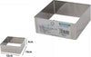Set-12-Pezzi-Forme-Formina-Stampi-Per-Dolci-Torte-Biscotti-Quadrati-10x4cm-60412