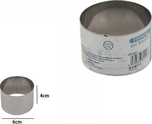 Set 12 Pezzi Forme Formina Stampi Per Dolci Torte Biscotti Rotonde 6 X 4cm 60416 Casa, arredamento e bricolage > Cucina > Stampi Trade Shop italia - Napoli, Commerciovirtuoso.it