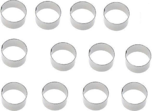 Set 12 Pezzi Forme Formina Stampi Per Dolci Torte Biscotti Rotonde 6 X 4cm 60416 Casa, arredamento e bricolage > Cucina > Stampi Trade Shop italia - Napoli, Commerciovirtuoso.it