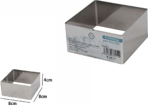 Set 12 Pezzi Formina Forme Stampi Per Dolci Torte Biscotti Quadrati 8x4cm 60411 Casa, arredamento e bricolage > Cucina > Stampi Trade Shop italia - Napoli, Commerciovirtuoso.it