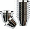 Set 12 Pezzi Mini Stampi In Acciaio Inox Per Budini Dolci Dimensione 9 Cm Casa, arredamento e bricolage > Cucina > Stampi Trade Shop italia - Napoli, Commerciovirtuoso.it