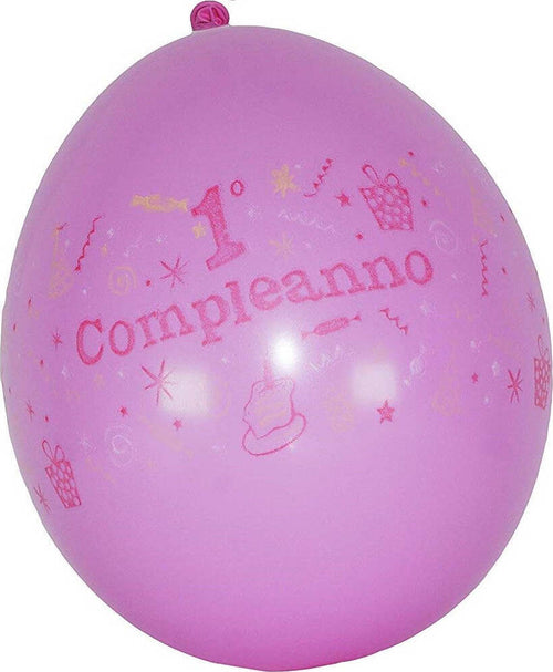 Set 12 Pezzi Palloncini Palloncino 1 Compleanno Rosa Bambina Festoni Decorazione Casa, arredamento e bricolage > Prodotti per Feste > Festoni e Palloncini Trade Shop italia - Napoli, Commerciovirtuoso.it