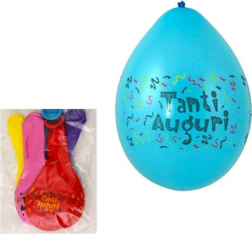 Set 12 Pezzi Palloncini Palloncino Tanti Auguri Colorati Festoni Decorazione Casa, arredamento e bricolage > Prodotti per Feste > Festoni e Palloncini Trade Shop italia - Napoli, Commerciovirtuoso.it