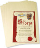 Set 12 Pezzi Pergamena Pergamene Sforza Avorio Carta 21x29,7cm Inviti Biglietti Casa e cucina/Hobby creativi/Materiali per hobby creativi/Forniture per feste/Bomboniere Trade Shop italia - Napoli, Commerciovirtuoso.it