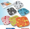 Set-12-Pezzi-Posacenere-Ceneriera-Porta-Cenere-Colorata-Metallo-Fantasia
