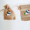 Set-12-Pezzi-Sacchetti-Sacchetto-Unicorno-Juta-10x13-Cm-Bomboniera-Portaconfetti