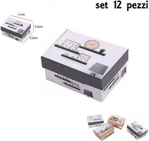 Set 12 Pezzi Scatola Box Confezione Regalo Rettangolar Fantasia 11x5.5x5.5cm Casa e cucina/Decorazioni per interni/Accessori decorativi/Scatole decorative Trade Shop italia - Napoli, Commerciovirtuoso.it