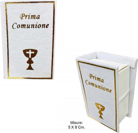 Set-12-Pezzi-Scatolina-Libro-Bomboniera-5.5x8cm-Comunione-Bomboniere-Confetti