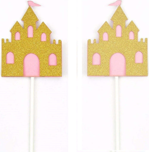 Set 12 Pezzi Stuzzicadenti Castello Glitter Cupcake Oro Rosa Brillantinato Festa Casa, arredamento e bricolage > Prodotti per Feste Trade Shop italia - Napoli, Commerciovirtuoso.it