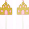 Set 12 Pezzi Stuzzicadenti Castello Glitter Cupcake Oro Rosa Brillantinato Festa Casa, arredamento e bricolage > Prodotti per Feste Trade Shop italia - Napoli, Commerciovirtuoso.it