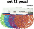 Set 12 Pezzi Tappeto Tappetino Per Lavello In Gomma Cucina Antiscivolo 28 Cm Casa, arredamento e bricolage > Cucina > Accessori cucina Trade Shop italia - Napoli, Commerciovirtuoso.it