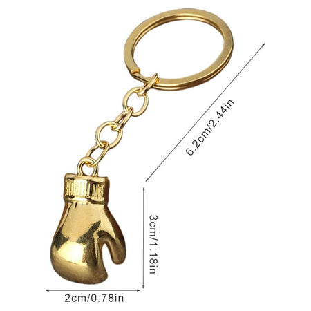 Set 12 Portachiavi Con Guanti Guantoni Da Boxe Oro Ciondolo Sportivo Creativo Bomboniere