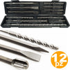 SET 12 PUNTE PER TRAPANO MARTELLO PNEUMATICO PUNTALI PUNTA SCALPELLI SDS PLUS Fai da te/Utensili elettrici e a mano/Accessori per utensili elettrici/Set punte per trapani Trade Shop italia - Napoli, Commerciovirtuoso.it