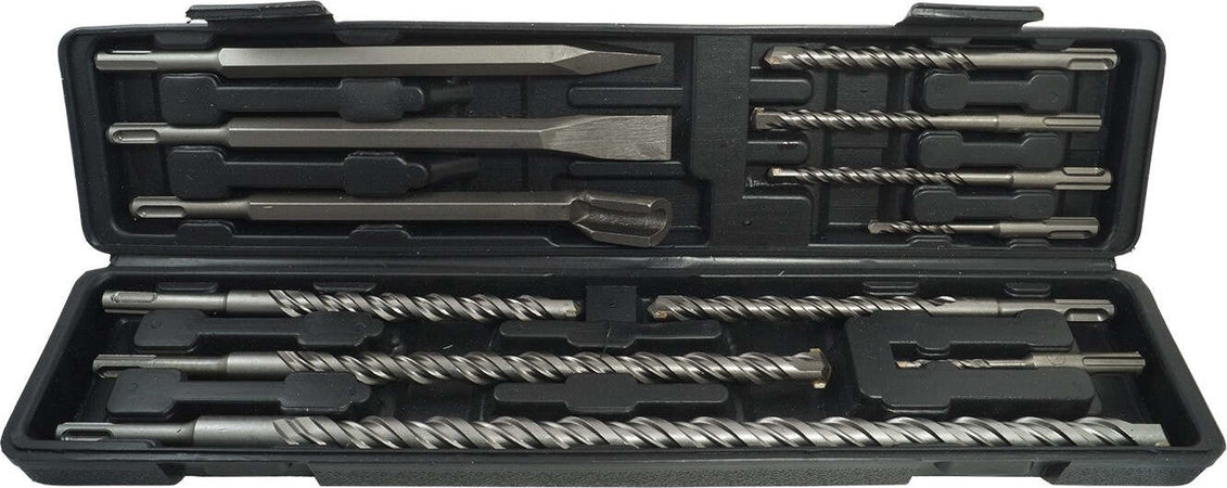 SET 12 PUNTE PER TRAPANO MARTELLO PNEUMATICO PUNTALI PUNTA SCALPELLI SDS PLUS Fai da te/Utensili elettrici e a mano/Accessori per utensili elettrici/Set punte per trapani Trade Shop italia - Napoli, Commerciovirtuoso.it
