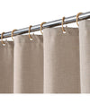 Set 12 Pz Anelli Gancio Per Tenda Da Doccia Box Bagno In Plastica Pp Beige 87244
