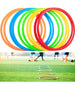 Set 12 Pz Cerchi Piatti Colorati Per Fitness Esercizi Di Coordinazione Da 40cm