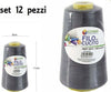 Set 12 Pz Filati A Cono Filo Poliestere Cucito 3000y 40s/2 Grigio Cotone -19 Casa, arredamento e bricolage > Hobby e collezionismo > Accessori Cucito Trade Shop italia - Napoli, Commerciovirtuoso.it