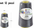 Set 12 Pz Filati A Cono Filo Poliestere Cucito 3000y 40s/2 Grigio Cotone -19 Casa, arredamento e bricolage > Hobby e collezionismo > Accessori Cucito Trade Shop italia - Napoli, Commerciovirtuoso.it