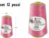 Set 12 Pz Filati A Cono Filo Poliestere Cucito 3000y 40s/2 Rosa Gomitolo Cotone Casa, arredamento e bricolage > Hobby e collezionismo > Accessori Cucito Trade Shop italia - Napoli, Commerciovirtuoso.it