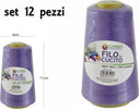 Set 12 Pz Filati A Cono Filo Poliestere Cucito 3000y 40s/2 Viola Gomitolo Cotone Casa e cucina/Hobby creativi/Materiali per hobby creativi/Filato Trade Shop italia - Napoli, Commerciovirtuoso.it