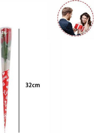 Set 12 Pz Fiore Artificiale Rosso Stelo Foglie 32 Cm Regalo San Valentino 63290 Casa e cucina/Decorazioni per interni/Piante e fiori artificiali/Fiori artificiali Trade Shop italia - Napoli, Commerciovirtuoso.it