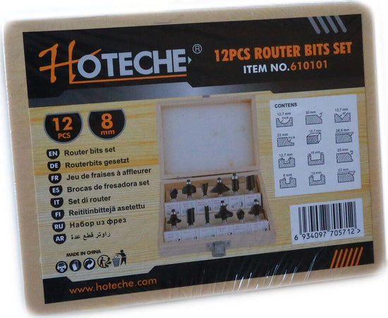 Set 12 Pz. Frese Legno Frese Per Scanalare Gambo 8 - 12 Mm Fresatrice Pantografo Casa, arredamento e bricolage > Bricolage e fai da te > Elettroutensili > Punte per Trapano Trade Shop italia - Napoli, Commerciovirtuoso.it