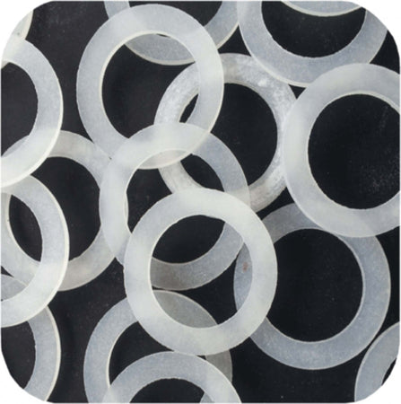 SET 12 PZ GUARNIZIONI SILICONE TRASPARENTE IDRAULICA SANITARI BAGNO MIS 1/2  Trade Shop italia - Napoli, Commerciovirtuoso.it