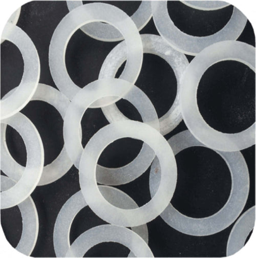 SET 12 PZ GUARNIZIONI SILICONE TRASPARENTE IDRAULICA SANITARI BAGNO MIS 1/2  Trade Shop italia - Napoli, Commerciovirtuoso.it