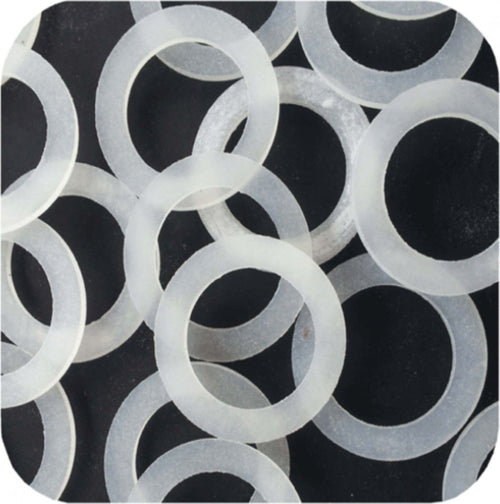 SET 12 PZ GUARNIZIONI SILICONE TRASPARENTE IDRAULICA SANITARI BAGNO MIS 3/4  Trade Shop italia - Napoli, Commerciovirtuoso.it