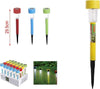 Set 12 Pz Lampada Solare Led 29,5 Cm A Picchetto Luci Giardino Colorate 2002982 Illuminazione/Illuminazione per esterni/Luci per sentieri Trade Shop italia - Napoli, Commerciovirtuoso.it