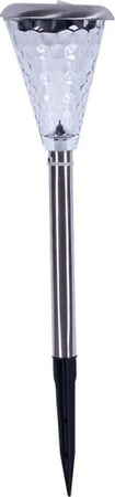 Set 12 Pz Lampada Solare Led Cromata Color Change 8x8x36cm Per Giardini 4125023 Illuminazione/Illuminazione per esterni/Luci per sentieri Trade Shop italia - Napoli, Commerciovirtuoso.it