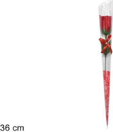 Set 12 Pz Rose Rosa Rossa Fiore Con Diamantino Fiocco 36cm Regalo San Valentino Casa e cucina/Decorazioni per interni/Piante e fiori artificiali/Fiori artificiali Trade Shop italia - Napoli, Commerciovirtuoso.it