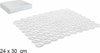Set-12-Pz-Tappeto-Tappetino-Lavello-Plastica-Ad-Anelli-Cucina-30-X-24-Cm-Bianco