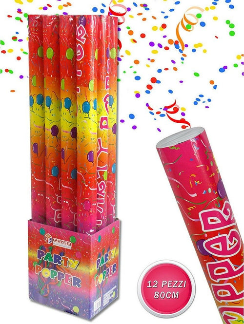 Set 12 Spara Coriandoli Colorati 80 Cm Per Feste Compleanno Party Cannone Tubo Casa, arredamento e bricolage > Prodotti per Feste Trade Shop italia - Napoli, Commerciovirtuoso.it