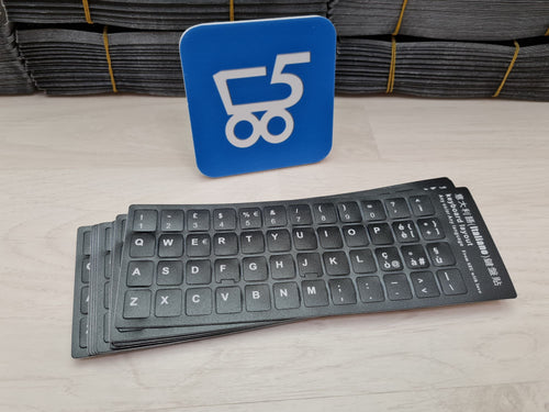 Set 12 Sticker adesivi universali per tastiera in lingua Italiana IT universale per ricondizionare Dell Lenovo Hp Fujitsu Asus Acer