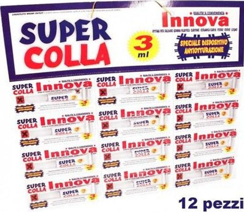 SET 12 TUBETTI COLLA CIANOACRILICA PER RIPARAZIONE PLASTICA METALLO LEGNO 3G Fai da te/Ferramenta/Adesivi e sigillanti/Adesivi universali Trade Shop italia - Napoli, Commerciovirtuoso.it