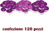 Set 120 Pezzi Candele Viola Profumate Fragranza Lavanda Tealight Lumini Diffusore Ambiente Trade Shop italia - Napoli, Commerciovirtuoso.it