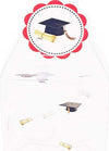 Set-12pz-Bomboniera-Scatola-Cappello-Tesi-Trasparente-In-Pvc-Portaconfetti-Laurea