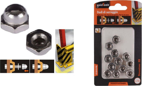 Set 12pz Dado Dadi Ciechi Esagonali M8 Serraggio 8 Mm Per Chiave Esagonale 94919 Fai da te/Ferramenta/Chiodi viti ed elementi di fissaggio/Kit di bulloni e dadi Trade Shop italia - Napoli, Commerciovirtuoso.it