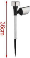 Set 12pz Lampada Faretto Energia Solare Led Da Giardino A Picchetto 36cm 2002997 Illuminazione/Illuminazione per esterni/Luci per sentieri Trade Shop italia - Napoli, Commerciovirtuoso.it