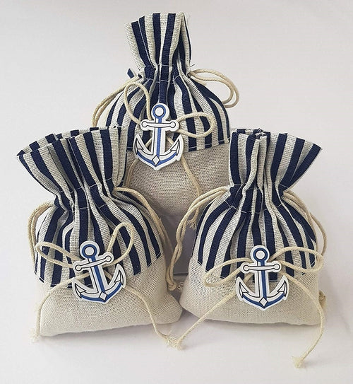 Set 12pz Sacchetto Ancora Juta 10x13cm Bomboniera Portaconfetti Compleanno Matrimonio Casa e cucina/Hobby creativi/Materiali per hobby creativi/Forniture per feste/Bomboniere Trade Shop italia - Napoli, Commerciovirtuoso.it